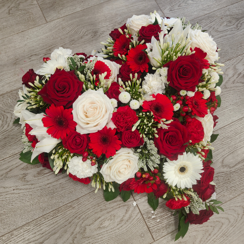 COEUR AMOUR ÉTERNEL ROUGE